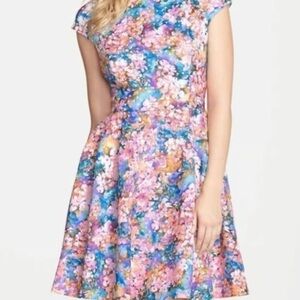 FLORAL MIDI DRESS